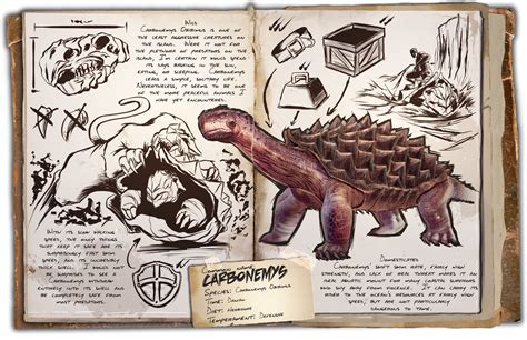 Ark Survival Evolved Dossiers Carbonemys By Djdinojosh On Deviantart