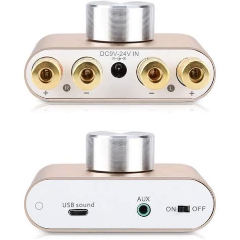 Amplificateur de Lecteur Audio stéréo HiFiFonction BT Mini