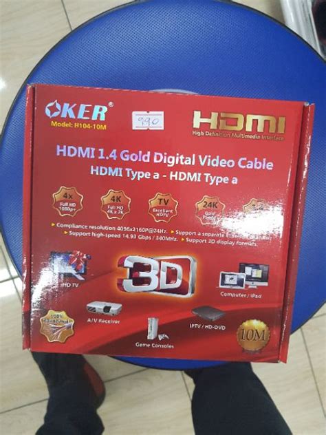 Oker Cable Hdmi V Mm Oker H M Kriwit