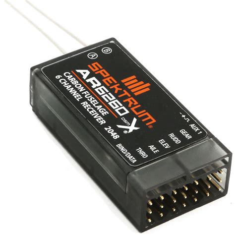 Spektrum Ar6260 6 Channel Dsmx Carbon Fuselage Receiver