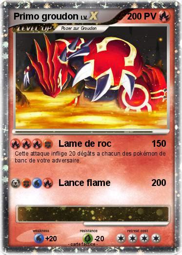 Pokémon Primo groudon 272 272 Lame de roc Ma carte Pokémon