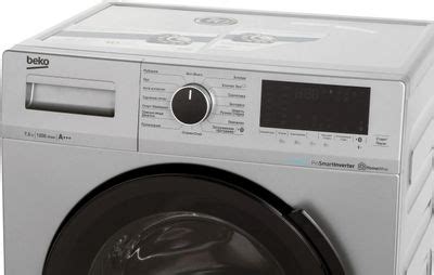 Стиральная машина Beko WSPE7H616S, с фронтальной загрузкой, с паром, 7 ...