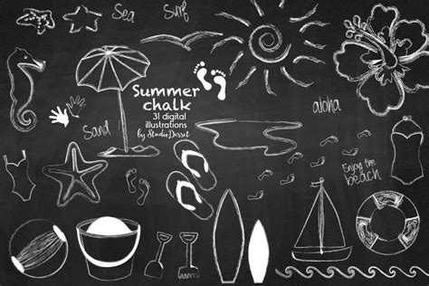 Детские рисунки на меловой доске