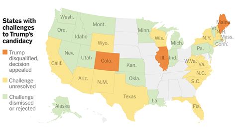 Tracking State Efforts to Remove Trump From the 2024 Ballot - The New