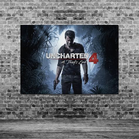 Плакат "Анчартед 4: Путь Вора, Uncharted 4, A Thief's End" (артикул ...