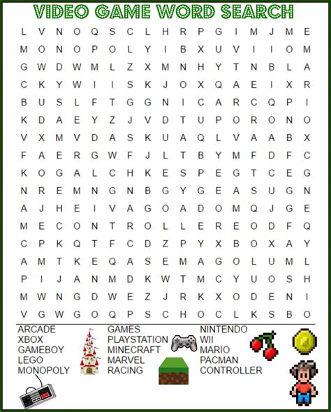 Free Printable Word Games