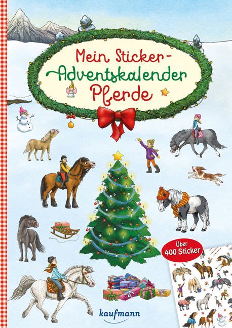 Mein Sticker Adventskalender Pferde Christlicher B Cherladen