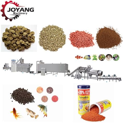 Automatic Twin Screw Floating Sinking Fish Feed Extruder Machine