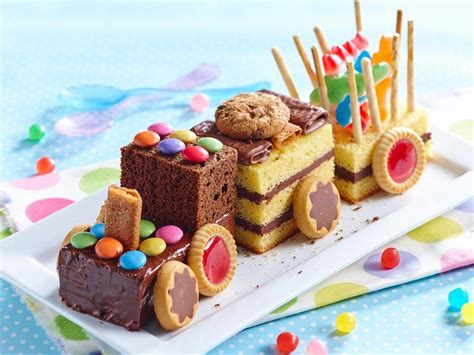 Petit Train Danniversaire Aux Bonbons Recette Gâteau Anniversaire