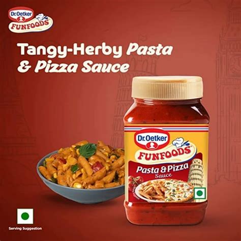 Dr Oetker Funfoods Pasta Pizza Sauce Packaging Type Jar Packaging