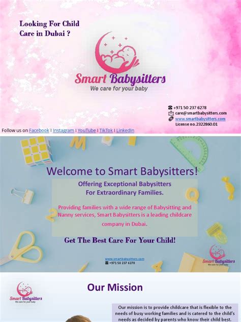 Smart Babysitters - Company Profile - To Book Babysitter or Nanny in ...