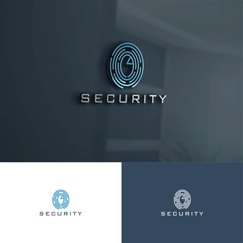 modern playful computer security logo design   security