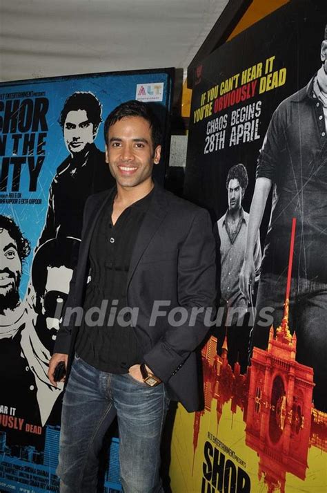 Tusshar Kapoor at Upcoming film 'Shor In The City' First look and ...