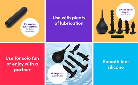 Amazon Lovehoney Bumper Booty Anal Toys Kit Butt Plugs Anal Beads Prostate Massager