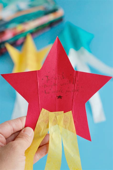 Shooting Star Wishes Kids Craft Make And Takes