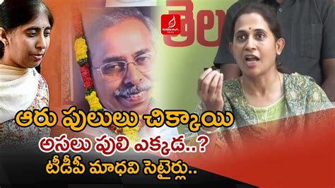 Kadapa Tdp Mla Candidate Madhavi Reddy Satires On Ys