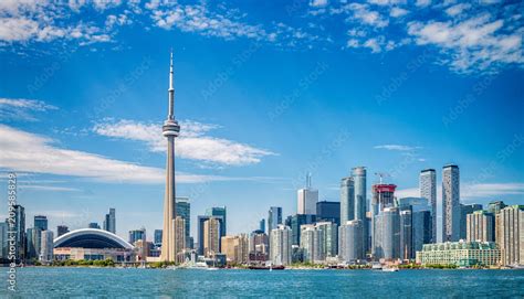 skyline  toronto  canada stock photo adobe stock