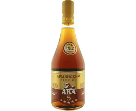 Купить армянский коньяк АКА 5 лет 40% 0.5 л (4820135490172) в Киеве ...