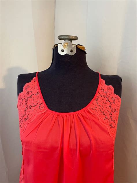 Hot Pink 1960s Vintage Babydoll Nightie Lingerie Tedd Gem