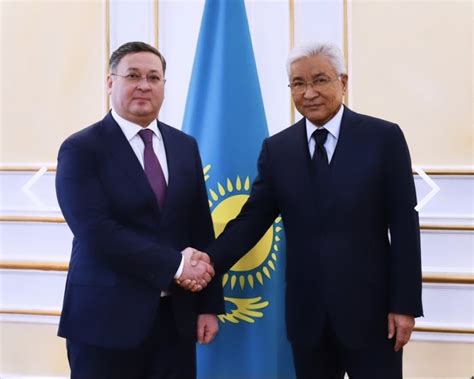 The Csto Secretary General Imangali Tasmagambetov Had A Meeting With