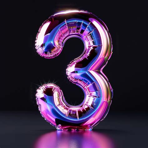 pink  blue number   lit    pink  blue glass sphere