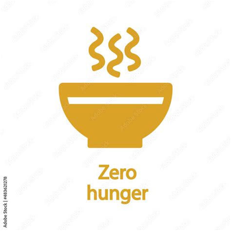 Zero Hunger Icon Goal 2 Out Of 17 Sustainable Development Goals Set