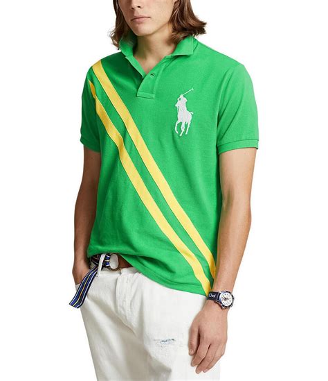 Polo Ralph Lauren Classic Fit Big Pony Mesh Short Sleeve Polo Shirt