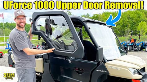 Remove The Upper Half Of Your Cfmoto Uforce Oem Hard Doors