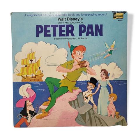 Media Walt Disney Present Story And Song From Peter Pan 391 Vintage