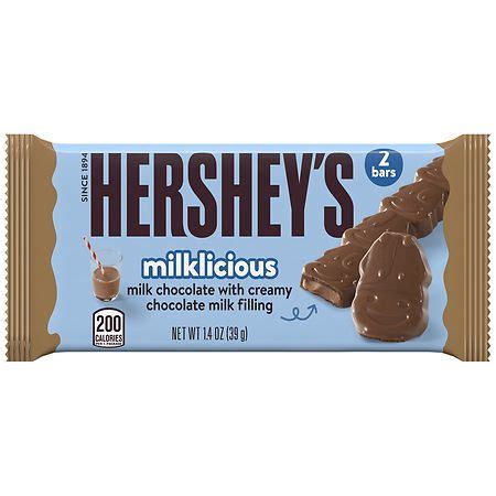 HERSHEY'S Milklicious Candy, Bar Milk Chocolate | Walgreens