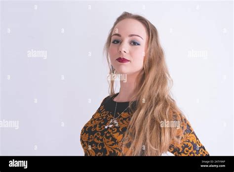 Attractive Blonde Girl Long Legs Hi Res Stock Photography And Images Alamy