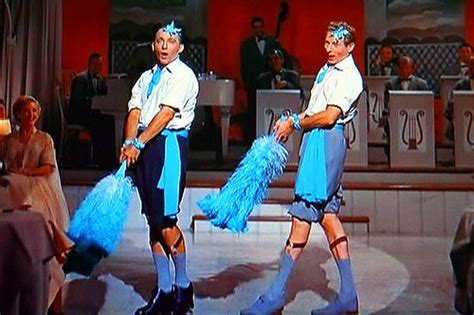 Movie Stars Bing Crosby And Danny Kaye Tv Shot White Christmas Movie