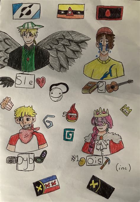 SBI x Dream SMP by MCYTFanArt1 on DeviantArt