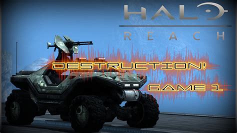 Halo Reach Custom Games Destruction Game 1 YouTube