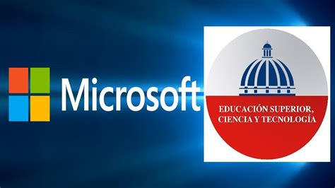 Firma De Convenio Microsoft Mescyt 10 12 2021 Youtube