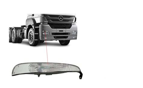 Farol Izquierdo Auxiliar Mercedes Benz Axor