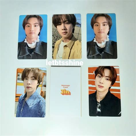 Jual Photocard PC Seokjin Jin BTS Butter Cream Peaches Weverse POB