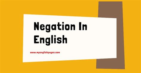 grammar lessons negation  english definition rules  examples