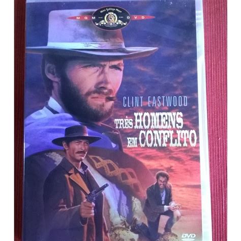 DVD Original Três Homens em Conflito Filme Faroeste Shopee Brasil