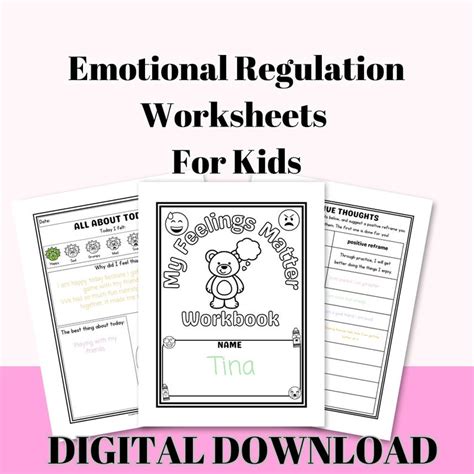 Emotion Regulation For Homeschooling Worksheets Worksheets Printable