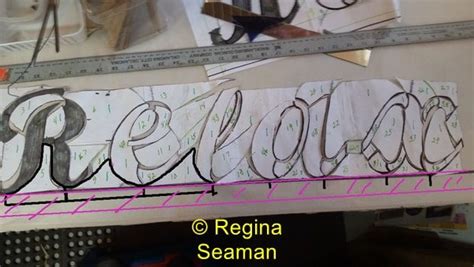 Designing Stained Glass Letters and Circles