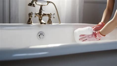 how to clean a refinished tub