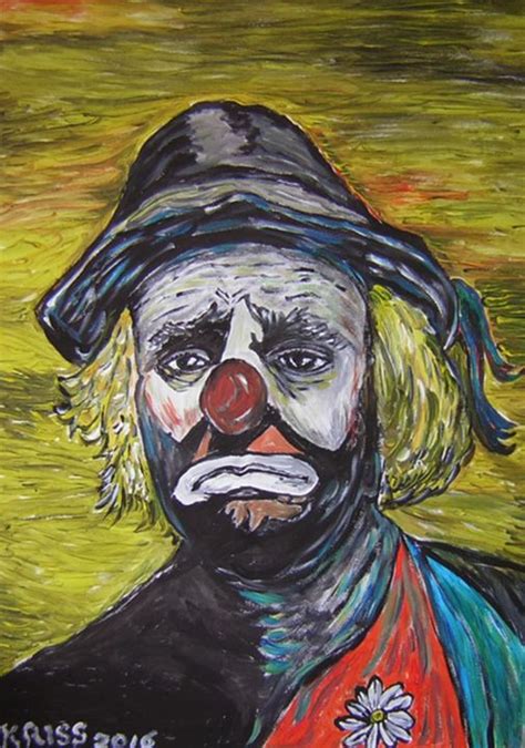 Famous Sad Clown Painting