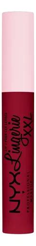 Labial Nyx Professional Makeup Lip Lingerie Xxl Lingerie Xxl Color Sizzlin Mate Cuotas Sin Inter S