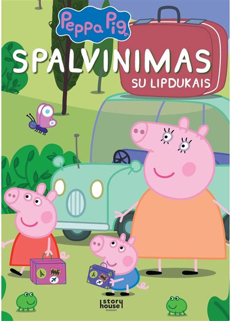 Peppa Pig Spalvinimas Su Lipdukais Pegasas