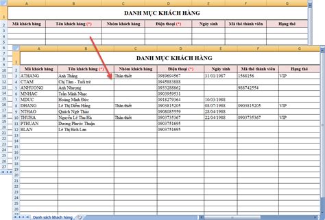 Mẫu File quản lý khách hàng bằng Excel chuyên nghiệp nhất