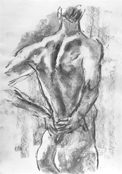 Peter Kavanagh Male Nude Life Drawing SAA