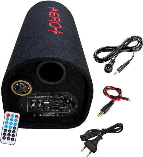 Aero Inch Y Car Subwoofer Speaker Ac Dc Usb Bluetooth Tf