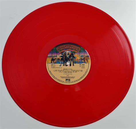 Kiss Dressed To Kill Red Vinyl Heavy Metal Hard Rock Collectable Heavy