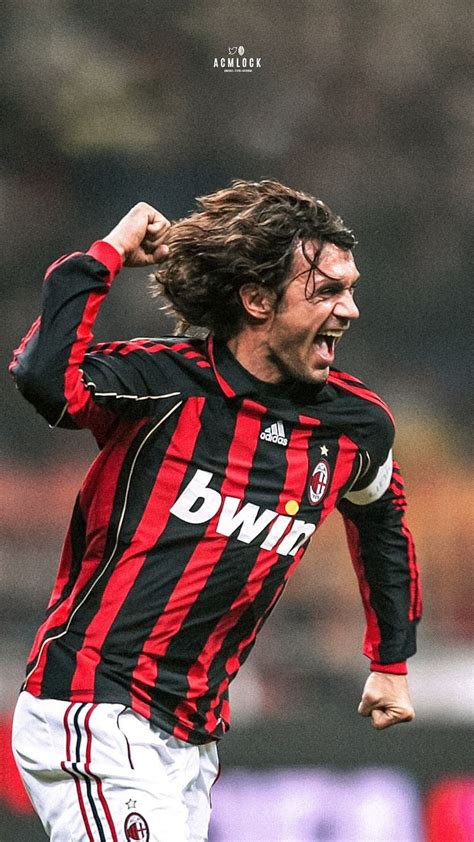 Pin by Prince XXII on AC Milán Paolo maldini Ac milan Football